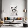 Fluffy Ragdoll Cat Living Room Demo