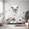 Fluffy Ragdoll Cat Living Room Demo
