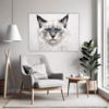 Fluffy Ragdoll Cat Living Room Demo