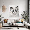 Fluffy Ragdoll Cat Living Room Demo