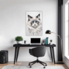 Fluffy Ragdoll Cat Office Demo