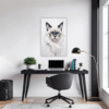 Fluffy Ragdoll Cat Office Demo