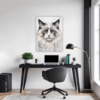 Fluffy Ragdoll Cat Office Demo