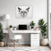 Fluffy Ragdoll Cat Office Demo