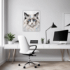Fluffy Ragdoll Cat Office Demo