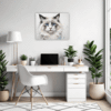 Fluffy Ragdoll Cat Office Demo