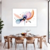 Fluid Motion Abstract Dining Room Demo