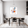 Fluid Motion Abstract Dining Room Demo