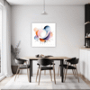 Fluid Motion Abstract Dining Room Demo