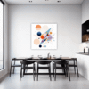 Fluid Motion Abstract Dining Room Demo
