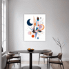 Fluid Motion Abstract Dining Room Demo