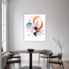 Fluid Motion Abstract Dining Room Demo