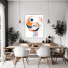 Fluid Motion Abstract Dining Room Demo