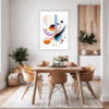 Fluid Motion Abstract Dining Room Demo