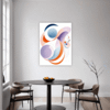 Fluid Motion Abstract Dining Room Demo