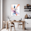Fluid Motion Abstract Dining Room Demo