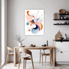 Fluid Motion Abstract Dining Room Demo