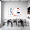 Fluid Motion Abstract Dining Room Demo