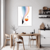Fluid Motion Abstract Dining Room Demo
