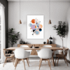 Fluid Motion Abstract Dining Room Demo