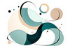 Fluid Motion Geometric Abstraction Printable Art