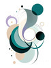 Fluid Motion Geometric Abstraction Printable Art