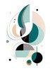 Fluid Motion Geometric Abstraction Printable Art