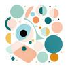 Fluid Motion Geometric Abstraction Printable Art