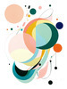 Fluid Motion Geometric Abstract Artwork for Modern Home Decor