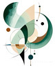 Fluid Motion Geometric Abstract Printable Wall Art