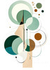 Fluid Motion Geometric Abstract Printable Wall Art