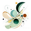 Fluid Motion Geometric Abstract Printable Wall Art