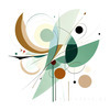 Fluid Motion Geometric Abstract Printable Wall Art