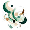 Fluid Motion Geometric Abstract Printable Wall Art