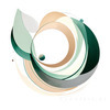 Fluid Motion Geometric Abstract Printable Wall Art