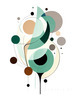 Fluid Motion Geometric Abstract Printable Wall Art