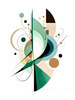 Fluid Motion Geometric Abstract Printable Wall Art