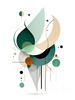 Fluid Motion Geometric Abstract Printable Wall Art