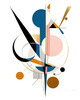 Fluid Motion Geometric Abstract Printable Wall Art