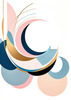 Fluid Motion Geometric Abstract Printable Wall Art