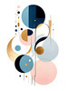 Fluid Motion Geometric Abstract Printable Wall Art