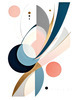 Fluid Motion Geometric Abstract Printable Wall Art