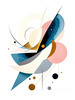 Fluid Motion Geometric Abstract Printable Wall Art