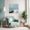 Foggy Coast Morning Living Room Demo