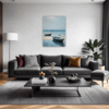 Foggy Coast Morning Living Room Demo