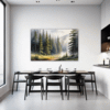 Foggy Spruce Forest Dining Room Demo