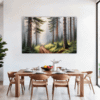 Foggy Spruce Forest Dining Room Demo