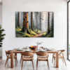 Foggy Spruce Forest Dining Room Demo