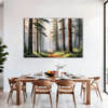 Foggy Spruce Forest Dining Room Demo