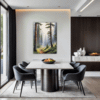 Foggy Spruce Forest Dining Room Demo